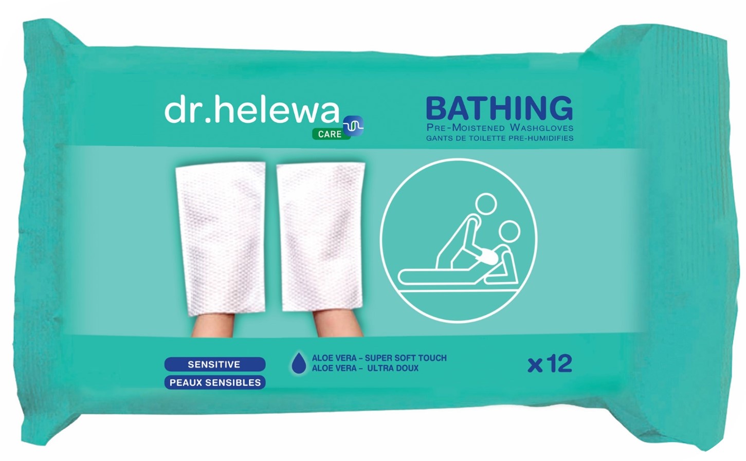 Vochtige ECO washandjes voor het lichaam - Eco washandjes nieuw 1 - HCBG12