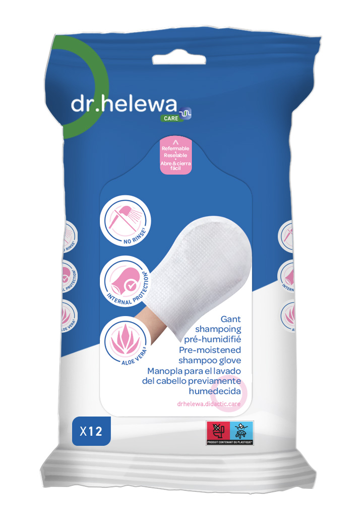 Vochtige washandjes met beschermlaag voor het haar - Icshamp12 - ICSHAMP12
