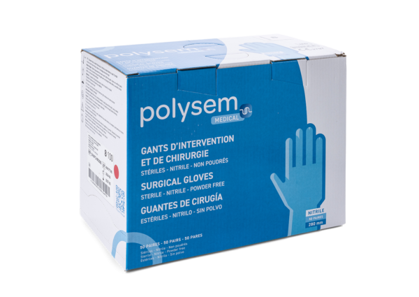 Polysem steriele chirurgische handschoenen nitril poeder- en versnellervrij - Gnnpchir20 1 - GNNPCHIR2070