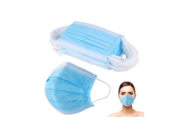 Chirurgisch medisch mondmasker EN14683 Type IIR met oorlussen - Mondmasker type iir 3 laags 1 - WLM2002