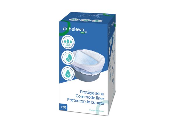 Dr. Helewa Toiletstoel opvangzakken - New facing p seau - C60020